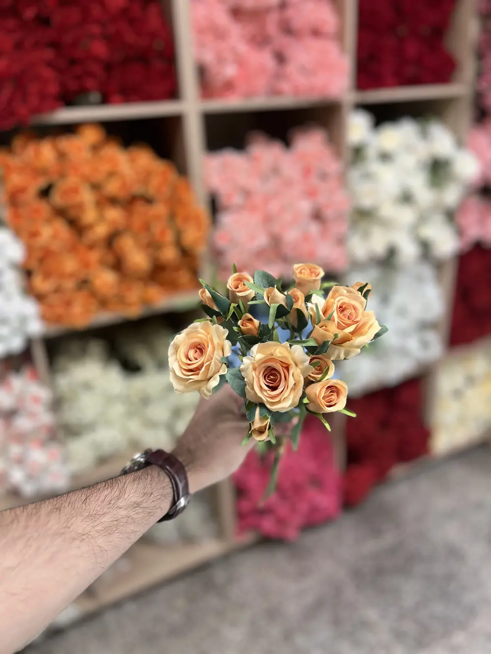 بيبي روز ٣ غصن  بصلي طوخ