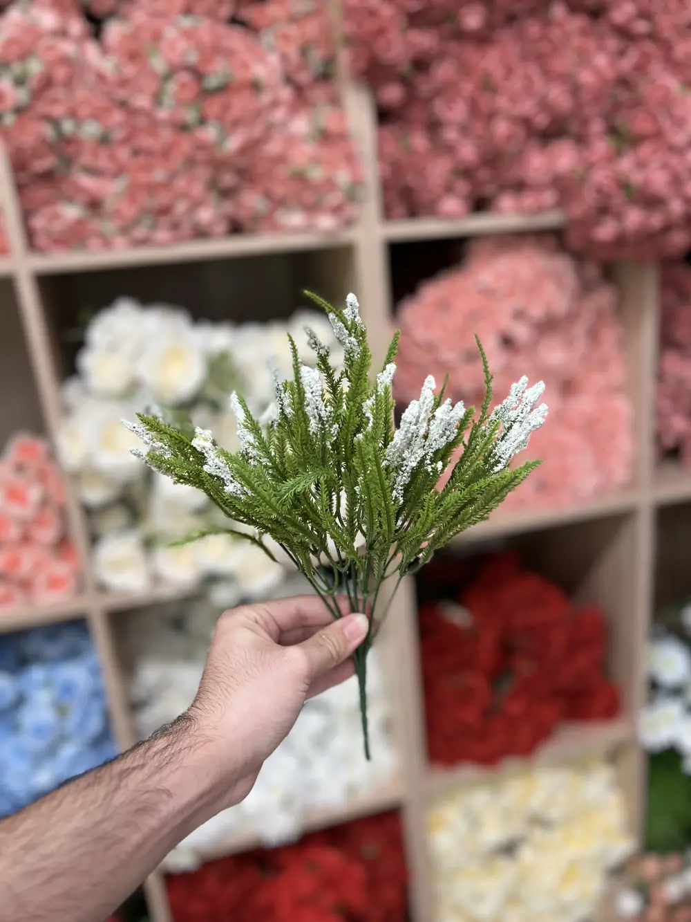 مسكة لافندر ابيض