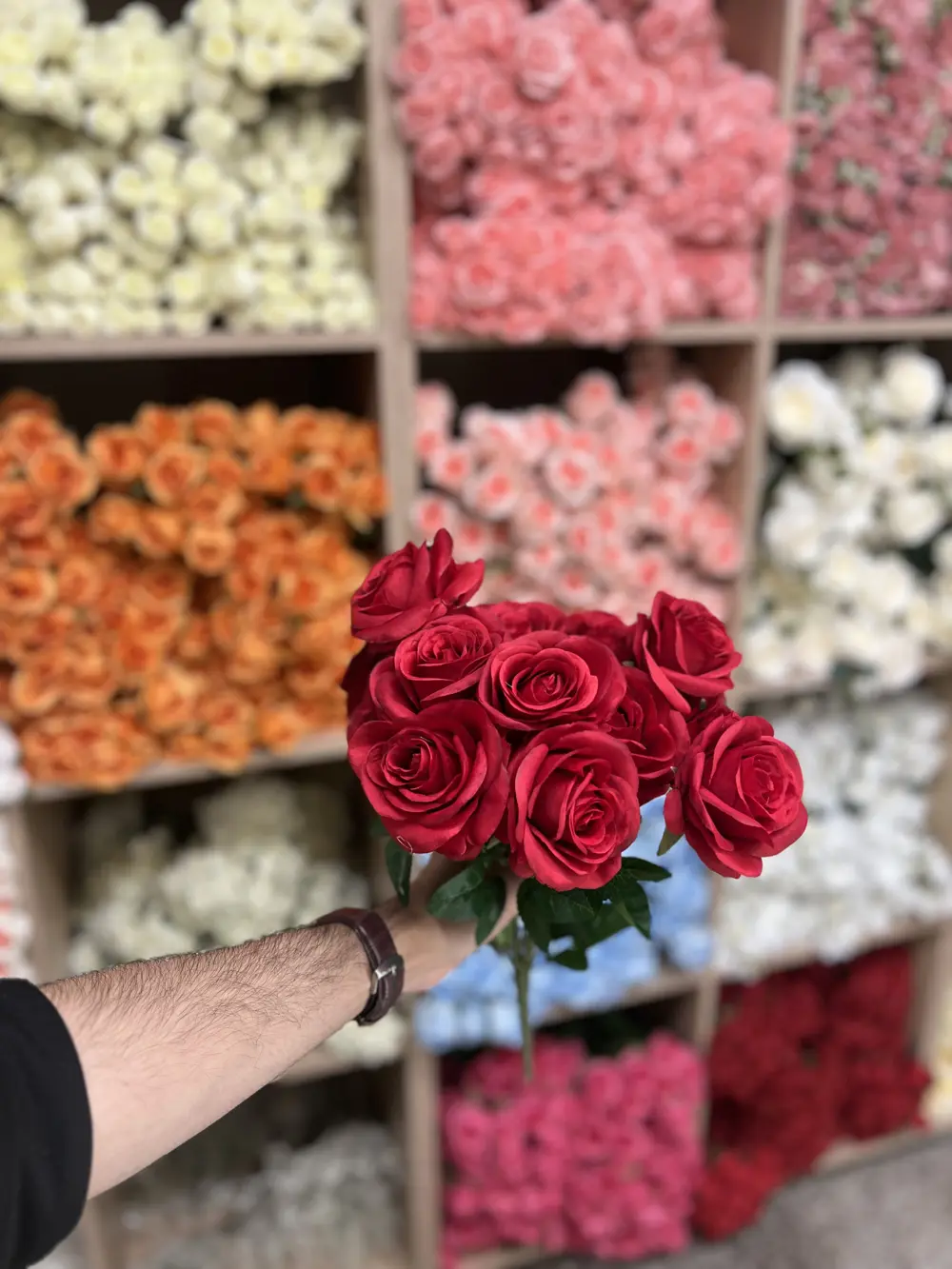 جوري 13 وردة احمر 